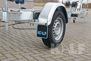 Sloeptrailer Kalf basic 1500-62 boottrailer wiel met spatbord